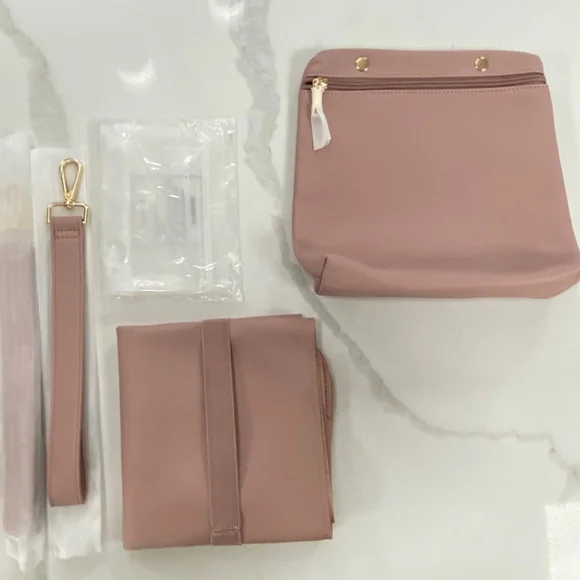 Designer Luxury Diaper Bag (Mauve Pink 💖) FULL SIZE - Picture 5 of 12